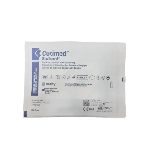 [72162-17] Apósito Antimicrobiano DACC Cutimed Sorbact 10x10 cm