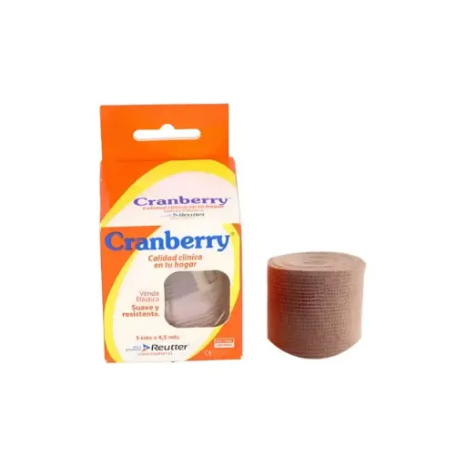 [ARVENEI1] Venda Elásticada Ideal 5 cm x 4.5 m Cranberry