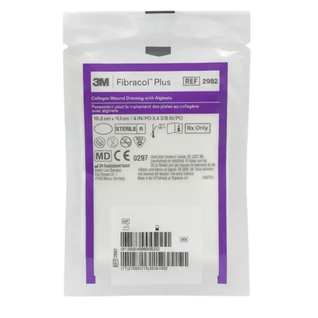 [2982] Apósito de Colágeno con Alginato Fibracol Plus 10.2 x 11.1 cm 3M